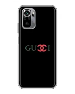 Чохол для Xiaomi Redmi Note 10S з картинкою «Gucci — червоний градієнт»