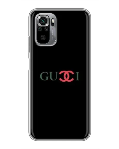 Чехол для Xiaomi Redmi Note 10S с картинкой «Gucci — красный градиент»