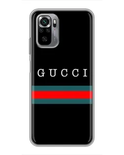 Чохол для Xiaomi Redmi Note 10S з картинкою «Gucci — червоний пояс»