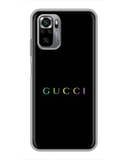 Чохол для Xiaomi Redmi Note 10S з картинкою «Gucci — неоновий мінімалізм»