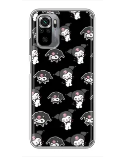 Чохол для Xiaomi Redmi Note 10S з картинкою «Чорний паттерн Kuromi» Чохол для Xiaomi Redmi Note 10S з картинкою «Чорний паттерн Kuromi»
