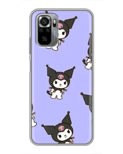 Чехол для Xiaomi Redmi Note 10S с картинкой «Паттерн с Kuromi»