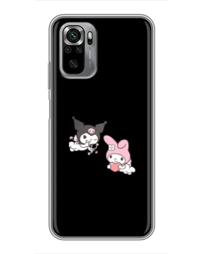 Чехол для Xiaomi Redmi Note 10S с картинкой «My Melody и Kuromi»