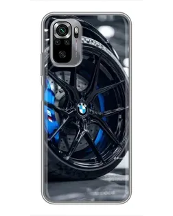 Чехол для Xiaomi Redmi Note 10S с картинкой «Колесо BMW вблизи» Чехол для Xiaomi Redmi Note 10S с картинкой «Колесо BMW вблизи»