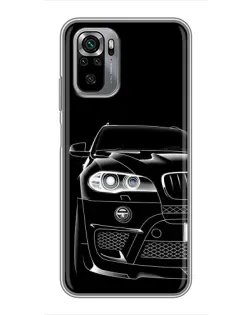 Чехол для Xiaomi Redmi Note 10S с картинкой «Темный силуэт BMW» Чехол для Xiaomi Redmi Note 10S с картинкой «Темный силуэт BMW»