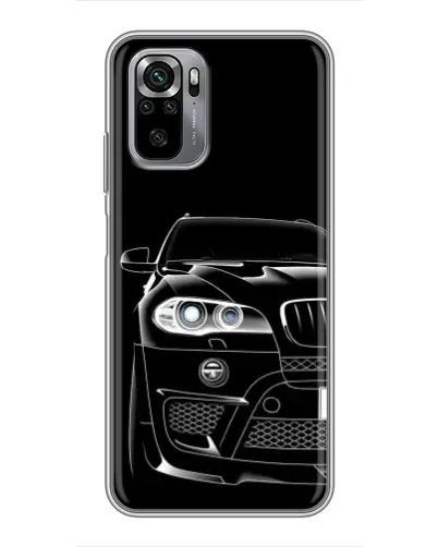 Чехол для Xiaomi Redmi Note 10S с картинкой «Темный силуэт BMW» Чехол для Xiaomi Redmi Note 10S с картинкой «Темный силуэт BMW»