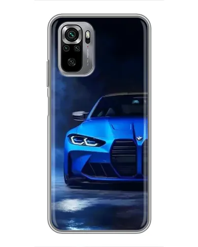 Чехол для Xiaomi Redmi Note 10S с картинкой «Голубая BMW M4» Чехол для Xiaomi Redmi Note 10S с картинкой «Голубая BMW M4»