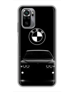 Чехол для Xiaomi Redmi Note 10S с картинкой «BMW — взгляд из темноты» Чехол для Xiaomi Redmi Note 10S с картинкой «BMW — взгляд из темноты»