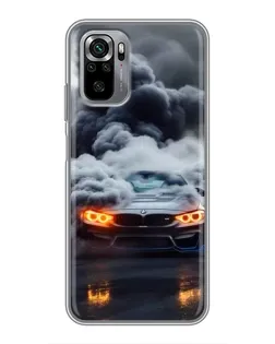 Чехол для Xiaomi Redmi Note 10S с картинкой «BMW в дыму» Чехол для Xiaomi Redmi Note 10S с картинкой «BMW в дыму»