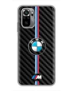 Чехол для Xiaomi Redmi Note 10S с картинкой «Эмблема BMW и карбон» Чехол для Xiaomi Redmi Note 10S с картинкой «Эмблема BMW и карбон»