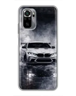 Чехол для Xiaomi Redmi Note 10S с картинкой «BMW сквозь туман» Чехол для Xiaomi Redmi Note 10S с картинкой «BMW сквозь туман»