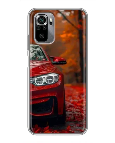 Чехол для Xiaomi Redmi Note 10S с картинкой «Осенняя BMW M4»