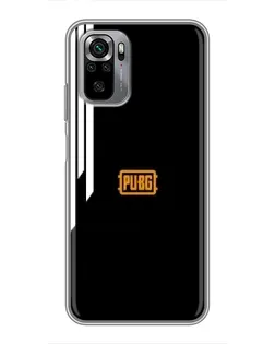 Чехол для Xiaomi Redmi Note 10S с картинкой «PUBG — вертикальные линии»