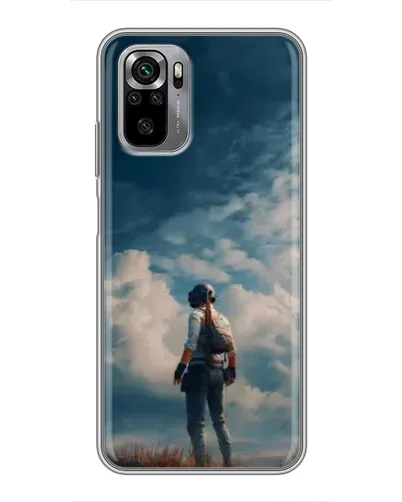 Чехол для Xiaomi Redmi Note 10S с картинкой «Герой PUBG на скале» Чехол для Xiaomi Redmi Note 10S с картинкой «Герой PUBG на скале»