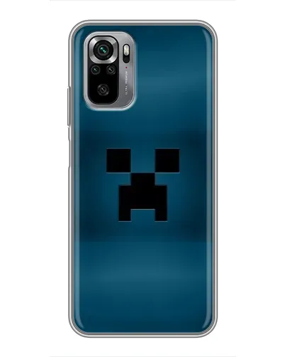 Чехол для Xiaomi Redmi Note 10S с картинкой «Крипер текстура»