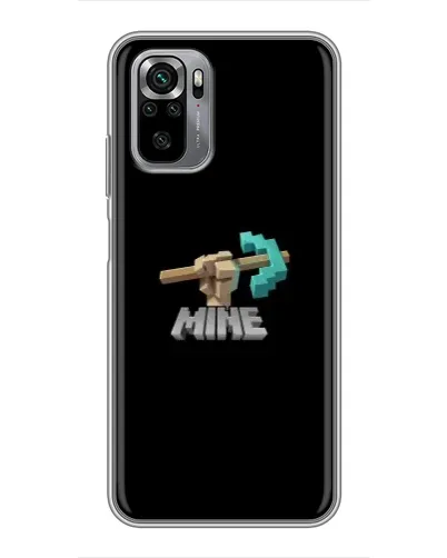 Чехол для Xiaomi Redmi Note 10S с картинкой «Алмазная кирка»