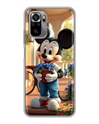 Чехол для Xiaomi Redmi Note 10S с картинкой «Микки садовод» Чехол для Xiaomi Redmi Note 10S с картинкой «Микки садовод»