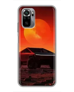 Чехол для Xiaomi Redmi Note 10S с картинкой «Cybertruck на Марсе» Чехол для Xiaomi Redmi Note 10S с картинкой «Cybertruck на Марсе»