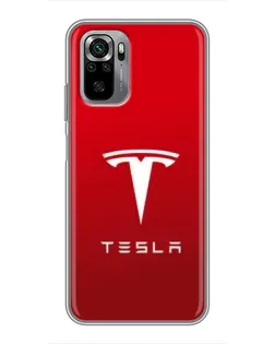 Чехол для Xiaomi Redmi Note 10S с картинкой «Tesla Red Classic» Чехол для Xiaomi Redmi Note 10S с картинкой «Tesla Red Classic»
