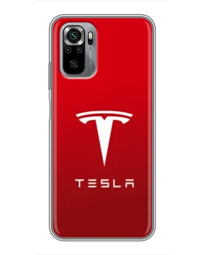 Чехол для Xiaomi Redmi Note 10S с картинкой «Tesla Red Classic»
