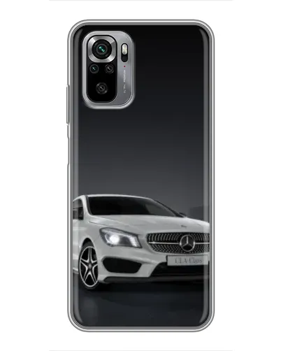 Чехол для Xiaomi Redmi Note 10S с картинкой «Mercedes AMG GT Silver»