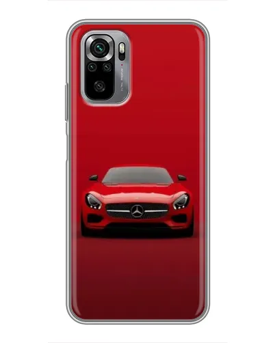 Чехол для Xiaomi Redmi Note 10S с картинкой «Красный Mercedes AMG»