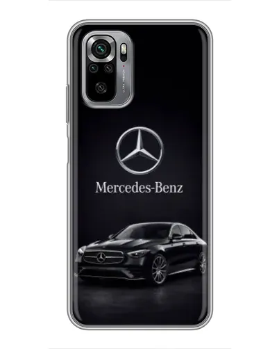 Чехол для Xiaomi Redmi Note 10S с картинкой «Mercedes — решетка радиатора»