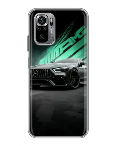 Чехол для Xiaomi Redmi Note 10S с картинкой «Темный Mercedes AMG»