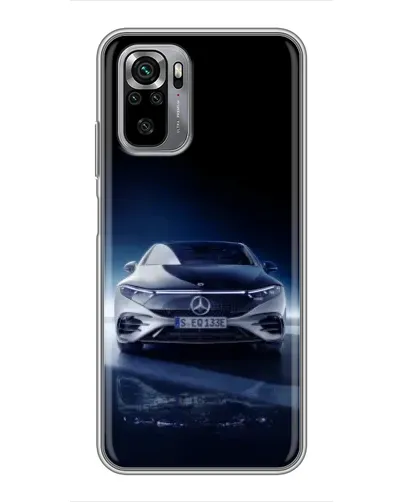 Чехол для Xiaomi Redmi Note 10S с картинкой «Ночной Mercedes EQ»