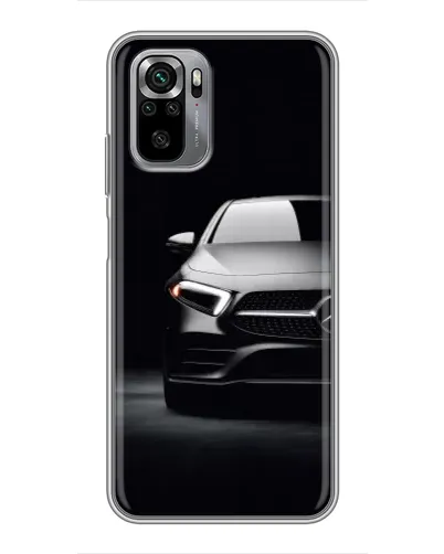Чехол для Xiaomi Redmi Note 10S с картинкой «Свет фар Mercedes»