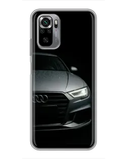 Чехол для Xiaomi Redmi Note 10S с картинкой «Audi — детализация кузова» Чехол для Xiaomi Redmi Note 10S с картинкой «Audi — детализация кузова»