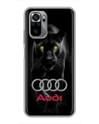 Чехол для Xiaomi Redmi Note 10S с картинкой «Пантера и Audi»