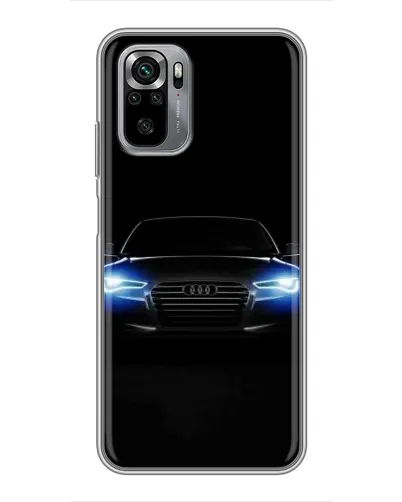 Чехол для Xiaomi Redmi Note 10S с картинкой «Audi в неоне»