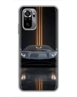 Чехол для Xiaomi Redmi Note 10S с картинкой «Lamborghini золотые линии» Чехол для Xiaomi Redmi Note 10S с картинкой «Lamborghini золотые линии»