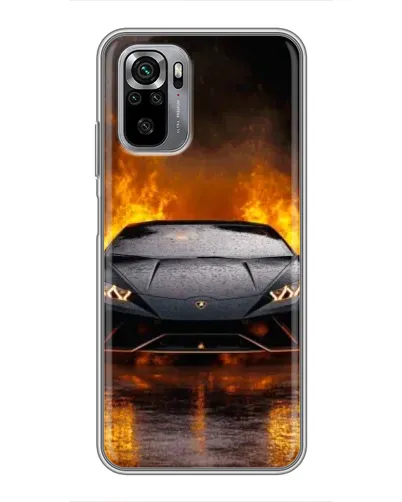 Чехол для Xiaomi Redmi Note 10S с картинкой «Lamborghini в огне» Чехол для Xiaomi Redmi Note 10S с картинкой «Lamborghini в огне»