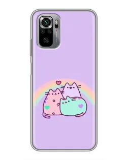 Чохол для Xiaomi Redmi Note 10S з картинкою «Веселкові Пушини»