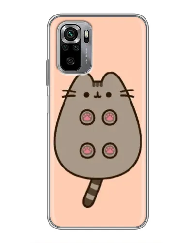 Чехол для Xiaomi Redmi Note 10S с картинкой «Пушин пузиком кверху»
