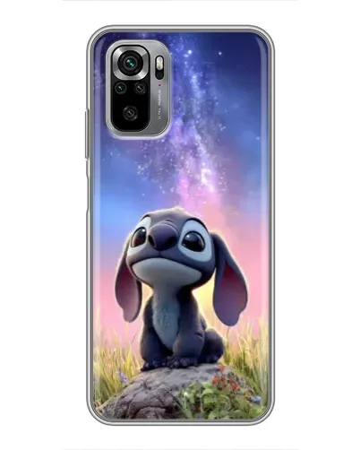 Чехол для Xiaomi Redmi Note 10S с картинкой «Стич на рассвете»
