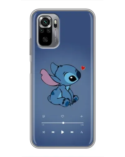 Чехол для Xiaomi Redmi Note 10S с картинкой «Музыкальный Stitch»