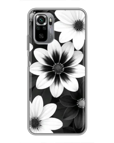 Чехол для Xiaomi Redmi Note 10S с картинкой «Монохромные астры» Чехол для Xiaomi Redmi Note 10S с картинкой «Монохромные астры»