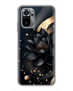 Чехол для Xiaomi Redmi Note 10S с картинкой «Черный лотос» Чехол для Xiaomi Redmi Note 10S с картинкой «Черный лотос»
