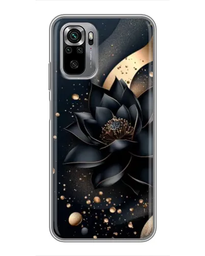 Чехол для Xiaomi Redmi Note 10S с картинкой «Черный лотос» Чехол для Xiaomi Redmi Note 10S с картинкой «Черный лотос»