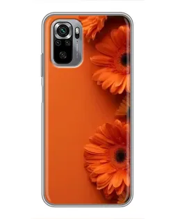 Чехол для Xiaomi Redmi Note 10S с картинкой «Оранжевые герберы» Чехол для Xiaomi Redmi Note 10S с картинкой «Оранжевые герберы»