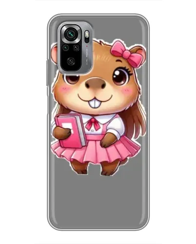 Чехол для Xiaomi Redmi Note 10S с картинкой «Девочка капибара» Чехол для Xiaomi Redmi Note 10S с картинкой «Девочка капибара»