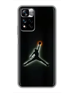 Чохол для Xiaomi Redmi Note 11 Pro Plus з картинкою «Jordan Gradient Logo» Чохол для Xiaomi Redmi Note 11 Pro Plus з картинкою «Jordan Gradient Logo»