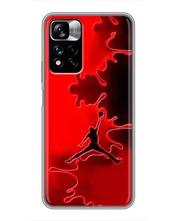 Чохол для Xiaomi Redmi Note 11 Pro Plus з картинкою «Jordan Red Smoke» Чохол для Xiaomi Redmi Note 11 Pro Plus з картинкою «Jordan Red Smoke»