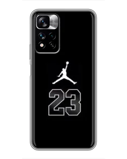 Чохол для Xiaomi Redmi Note 11 Pro Plus з картинкою «Jordan Flight 23» Чохол для Xiaomi Redmi Note 11 Pro Plus з картинкою «Jordan Flight 23»