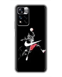 Чохол для Xiaomi Redmi Note 11 Pro Plus з картинкою «Jordan Jumpman» Чохол для Xiaomi Redmi Note 11 Pro Plus з картинкою «Jordan Jumpman»