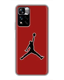 Чохол для Xiaomi Redmi Note 11 Pro Plus з картинкою «Jordan Red Back» Чохол для Xiaomi Redmi Note 11 Pro Plus з картинкою «Jordan Red Back»