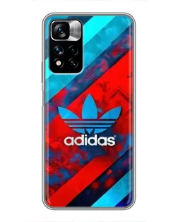 Чохол для Xiaomi Redmi Note 11 Pro Plus з картинкою «Абстракція Adidas»